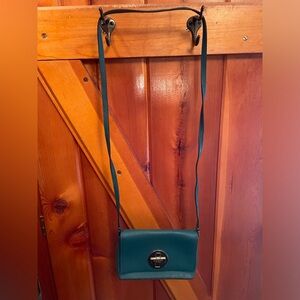 Kate Spade Small Dark Turquoise Crossbody Bag/ Purse. Excellent Condition. Clean